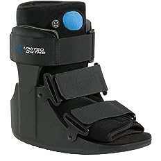 Photo 1 of United Ortho Short Air Cam Walker Fracture Boot, Large, Black
