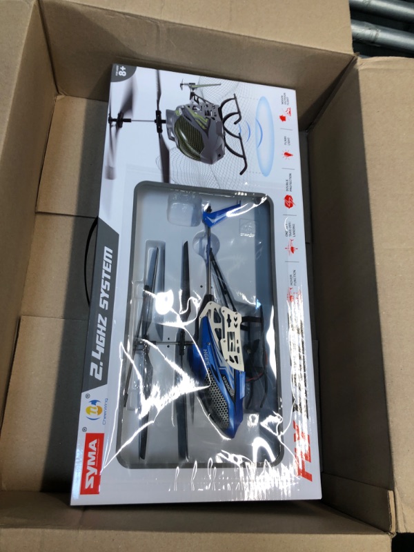 Photo 1 of Cheerwing Remote Control Helicopter,SYMA S39H RC Helicopter with Altitude Hold and High & Low Speed Mode,2 Batteries,Big Size Aircraft for Adults Kids(Blue)