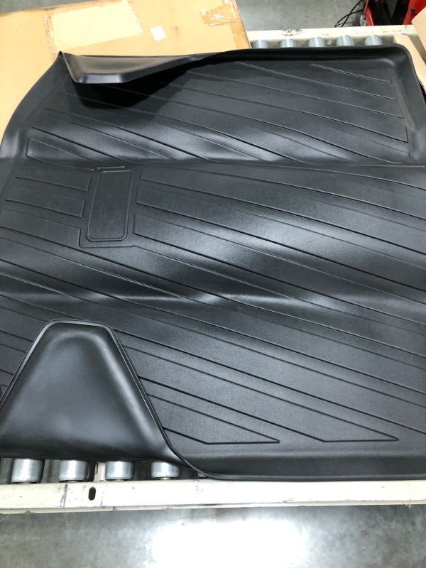 Photo 3 of MuHize 4Runner Custom Fit Cargo Liner - Upgraded All-Weather Waterproof Trunk Liner for 2010-2023 Toyota 4Runner, 5 Seat Compatible, 3D TPE Material Car Accessories Black Floor+Cargo Mat