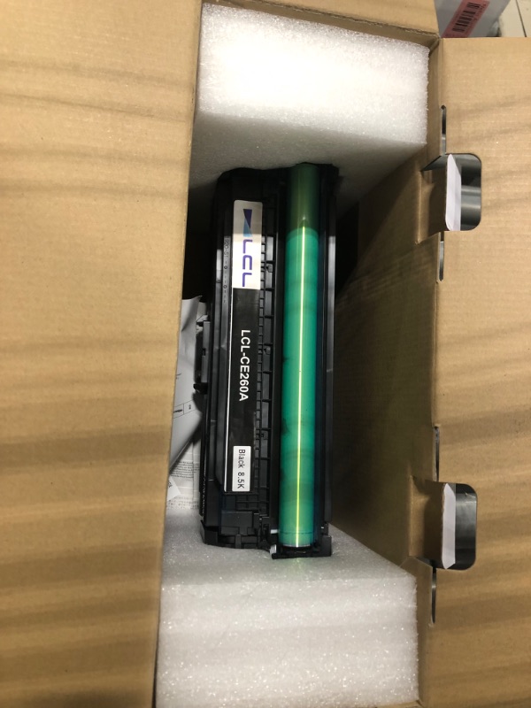 Photo 3 of LCL Remanufactured Toner Cartridge Replacement for HP 504X 504A CE250X CE250A 10500Pages Laserjet CP3525 CP3525dn CP3525n CP3525x CP3530 CM3530 CM3530fs (1-Pack Black) Black High-yield