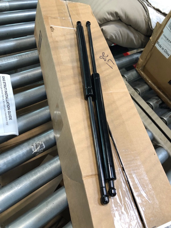 Photo 3 of PAMAGOO 20 inch 150 lbs Gas Prop Strut C16-17566(Qty 2) Gas Spring Shock for Heavy-Duty Platform, RV Bed, Murphy Bed Lift Support, Basement Trap Door, Box Lid(Fit 135-165 lbs Weights)