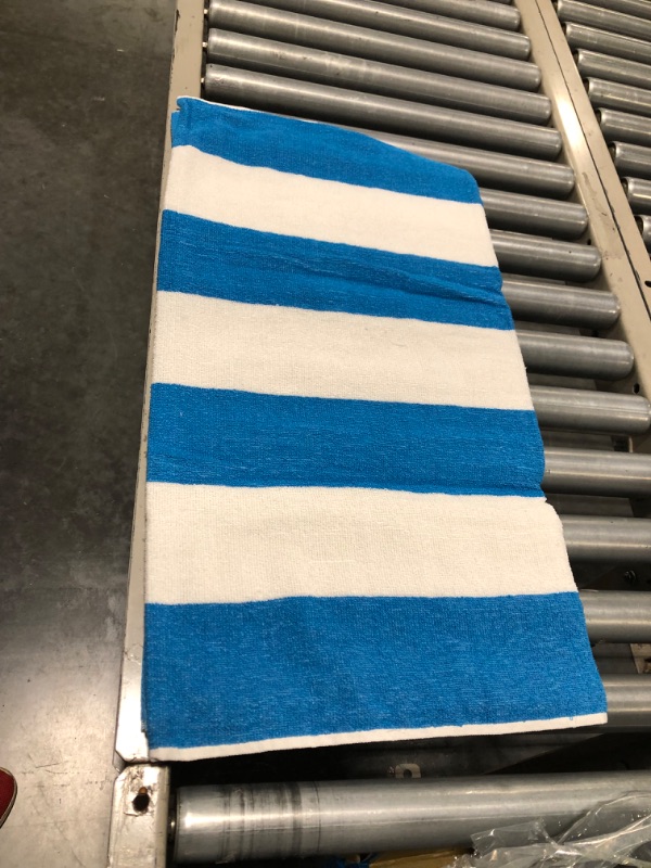 Photo 3 of Ben Kaufman Cabana Stripe Beach & Pool Towel - Large Cotton Terry Beach Towel - Soft & Absorbant