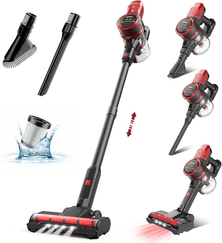 Photo 1 of **SOLD FOR PARTS ONLY** VacLife 25Kpa Cordless Stick Vacuum Cleaner - Cordless Vacuum Cleaner w/Strong Suction, Household Vacuum Cleaner for Carpet and Floor, 6-in-1 Wireless Vacuum w/LED Headlights, Black (VL732)