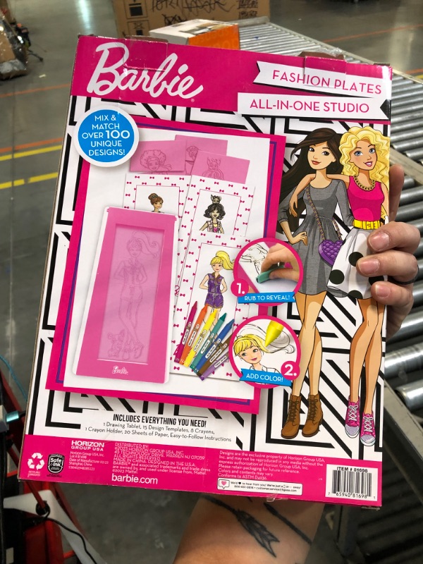 Photo 4 of Barbie Mix and Match Fashion Plates by Horizon Group USA