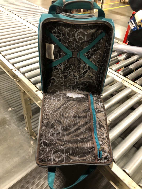 Photo 1 of American Tourister 4 Kix Expandable Softside Luggage, Teal, Underseater Underseater Teal