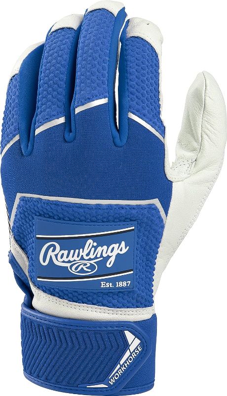 Photo 1 of 
Rawlings | Workhorse Baseball Batting Gloves | Youth | Multiple Colors