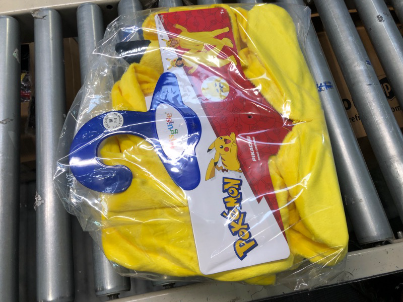 Photo 2 of Pikachu Costume for Kids, Official Pokemon Costume Hooded Jumpsuit
