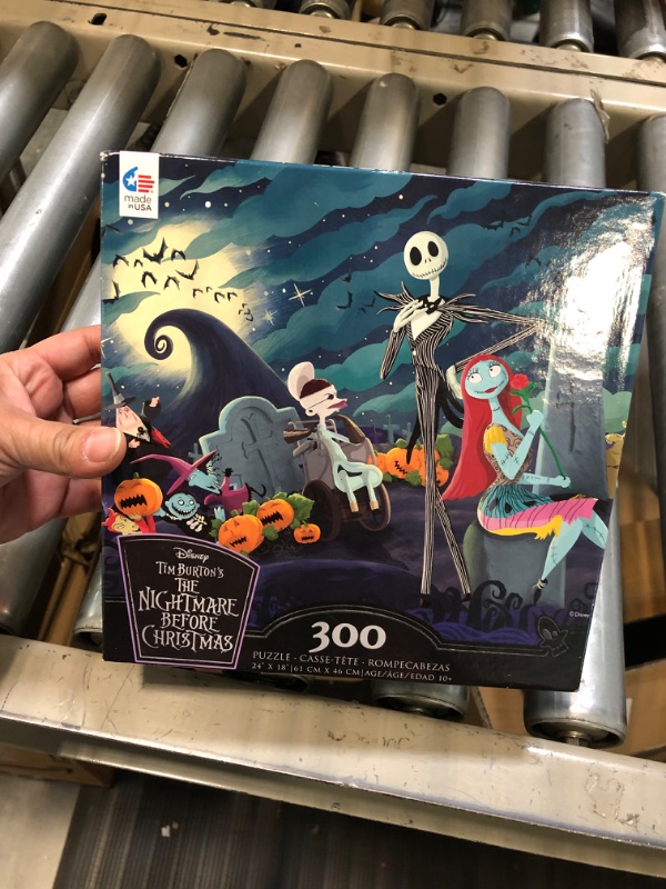 Photo 2 of Ceaco - The Nightmare Before Christmas - Graveyard Party Bash - 300 Piece Jigsaw Puzzle