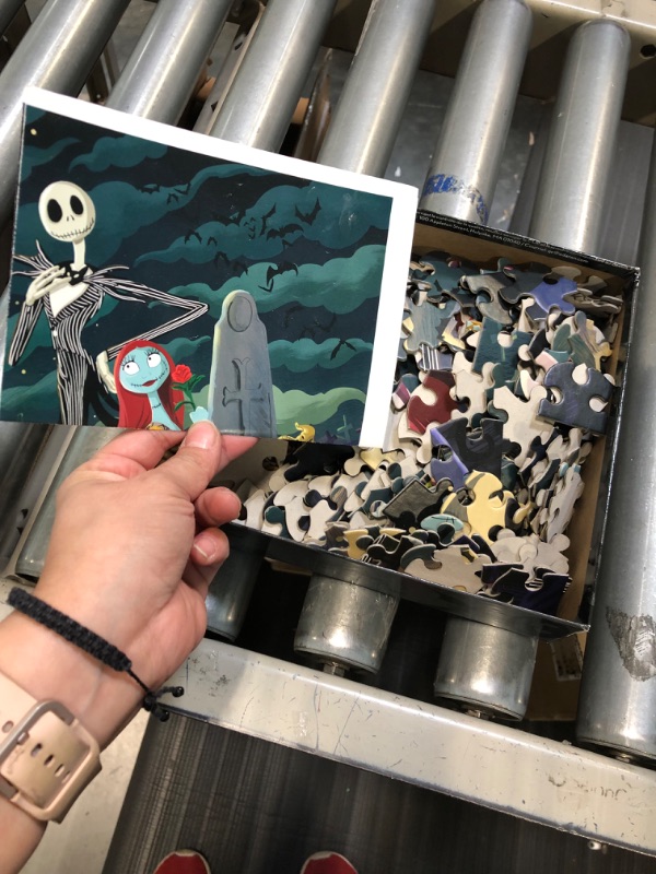 Photo 3 of Ceaco - The Nightmare Before Christmas - Graveyard Party Bash - 300 Piece Jigsaw Puzzle