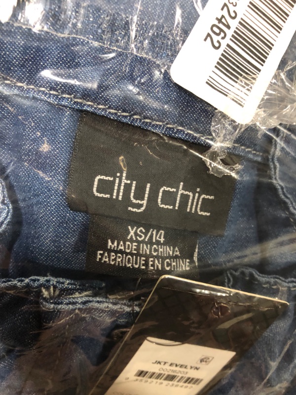 Photo 4 of CITY CHIC Evelyn Jacket - mid denim