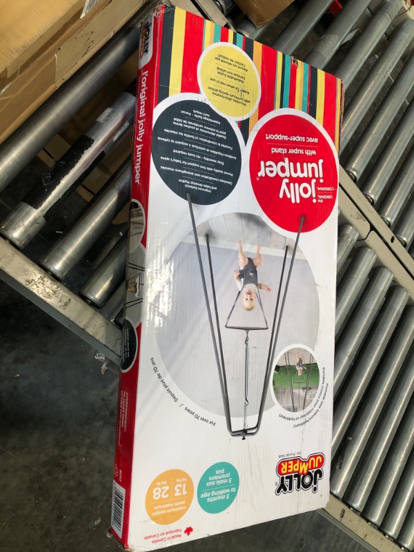 Photo 1 of Jolly Jumper - The Original Baby Exerciser with Super Stand for Active Babies that Love to Jump and Have Fun
