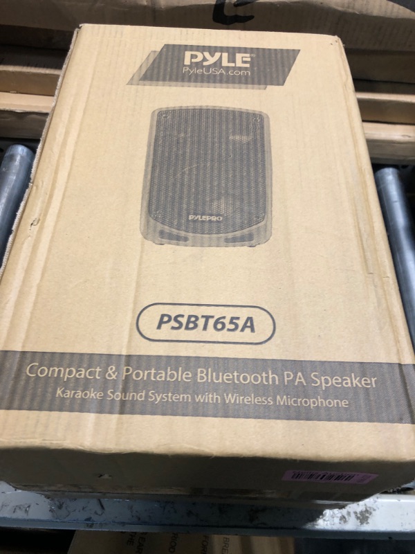 Photo 1 of Pyle PSBT65A Compact & Portable Bluetooth PA Speaker