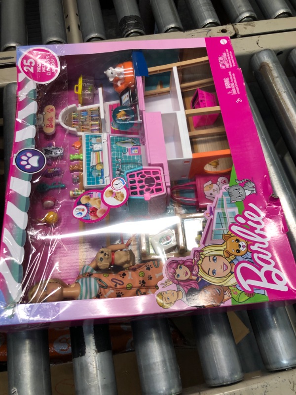 Photo 2 of Barbie Doll (11.5-in Blonde) and Pet Boutique Playset with 4 Pets, Color-Change Grooming Feature and Accessories, Great Gift for 3 to 7 Year Olds