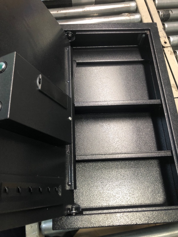 Photo 1 of 33.46" Tall Fireproof Wall Safes Between the Studs 16" Centers, Electronic Hidden Safe with Removable Shelf, Home Safe for Firearms, Money, Jewelry, Passport 