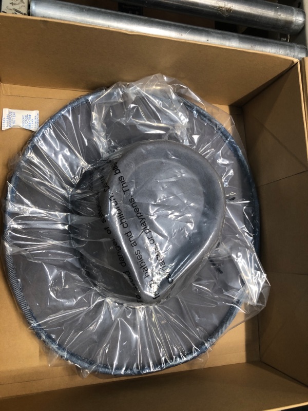 Photo 1 of Vintage Wide Brim Fedora Hats for Mens Women 100% Wool Felt Panama Rancher Hat with Lightning Logo Distressed/Burned