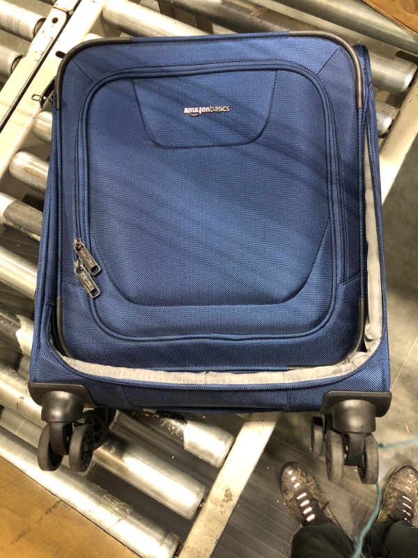 Photo 1 of 18in amazon basics blue carry on