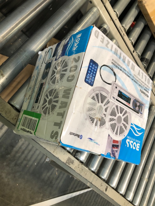 Photo 1 of BOSS Audio Systems MCK508WB.6 Marine Boat Stereo Sound System Speaker Package - Single Din Radio Receiver Head Unit, CD Player, Bluetooth Audio, Two 6.5 Inch Full Range Speakers, Dipole Antenna
