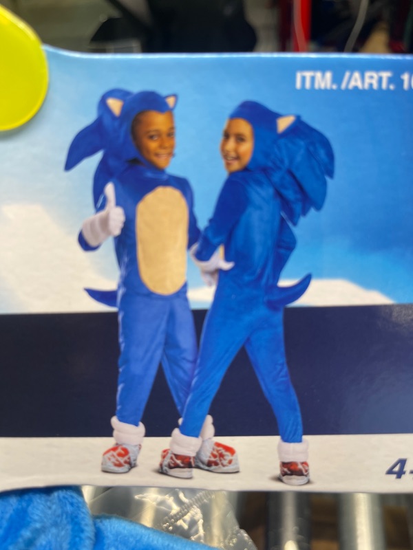 Photo 2 of Disguise Kid's Deluxe Sonic 2 Movie Sonic Costume