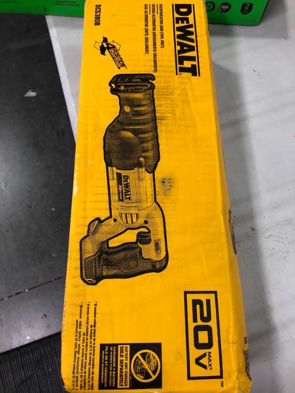 Photo 2 of DEWALT 20-Volt MAX Cordless Reciprocating Saw (Tool-Only)