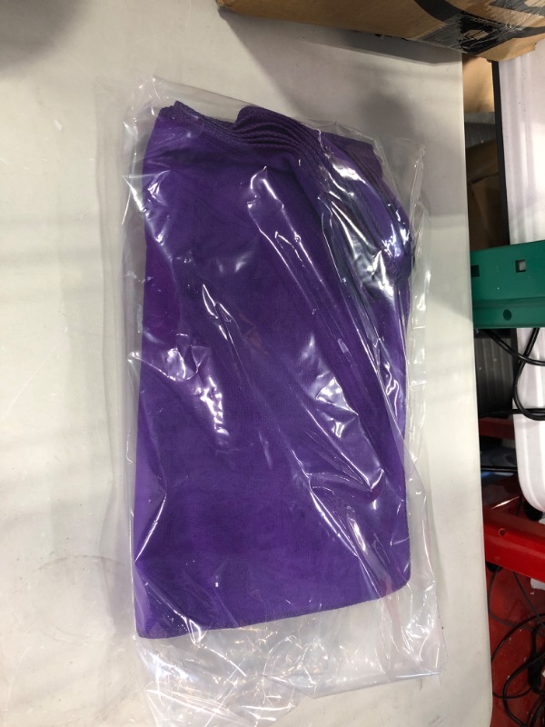 Photo 2 of Chemical Guys MIC_997_6 Fluffer Miracle Supra Microfiber Towel, Red, 24" x 16", Pack of 66 purple Pack of 6