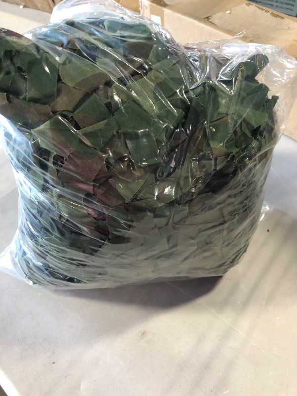 Photo 2 of FLYEGO Camo Netting Camouflage Netting Hunting Blind Camo Net Camouflage Nets Military Surplus for Shooting Party Decoration Photograph Car Cover Sunshade(6.5ft x 10ft, Woodland) Woodland 6.5ftx10ft