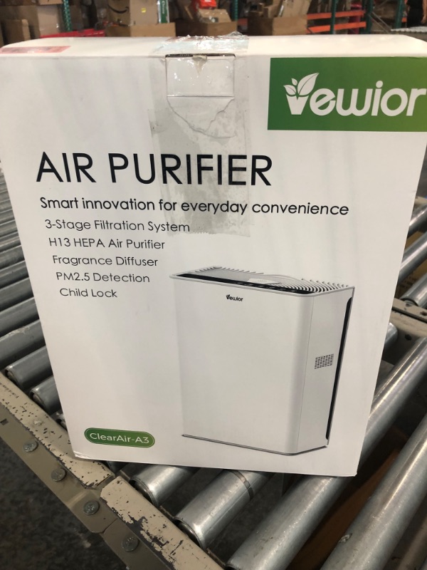 Photo 1 of Air Purifier, Home Air Purifiers For Large Room Up To 1620 sq.ft, VEWIOR H13 True HEPA Air Filter With 5 Timer Settings 3 Fan Speeds, Ultra-Quiet Air Cleaner For Pets Dander Hair Smoke Smell Pollen