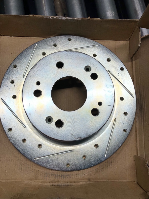 Photo 3 of Power Stop JBR797XR Cross Drilled and Slotted Performance Brake Rotor - Right