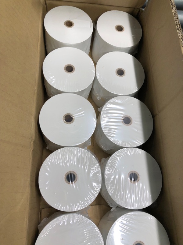 Photo 3 of MUNBYN 3 1/8" X 273 ft Thermal Receipt Paper (10 Rolls/Case) Fits for Clover Station POS System TM-T88III, TM-T88IV, TM-T88V, TSP100, CT-S300, CT-S2000, M129B, M129C, BPA Free 3 1/8" x 273' 10 Rolls