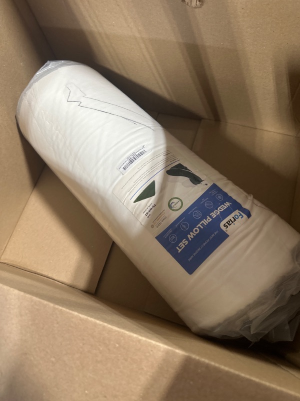 Photo 1 of Forias 4pcs Orthopedic Bed Wedge Pillow Set, Adjustable Memory Foam Wedge Pillow for Sleeping After Surgery Acid Reflux GERD Snoring Triangle Pillow Wedge for Neck Back and Leg Pain Relief