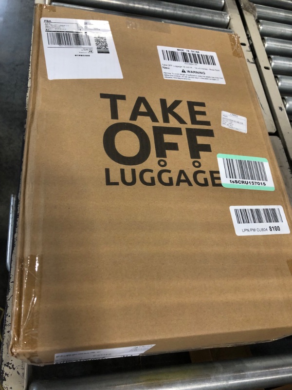 Photo 2 of Take OFF Luggage 18 Inch Personal Item Removable Wheels Suitcase 2.0 Converts From Hardshell Carry-On Into Under The Seat Luggage and Fits Into Airline Personal Item Sizer 18x14x8 Inch Requirements Blue 18 inch - 2.0