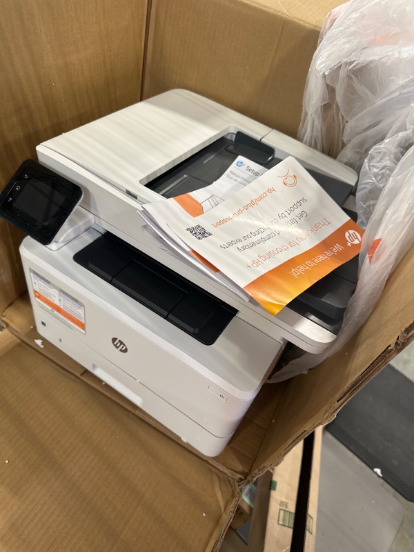 Photo 1 of HP LaserJet Pro MFP 4101fdne Black & White Printer with HP+ Smart Office Features and Fax