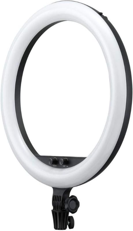 Photo 1 of 18" Bi-Color LED Ring-Light, Black
