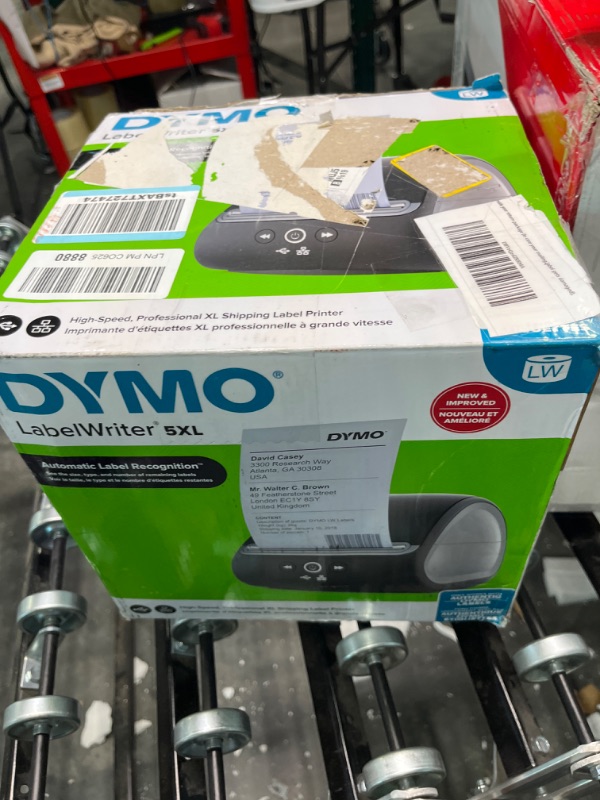 Photo 4 of DYMO LabelWriter 5XL Label Printer, Automatic Label Recognition, Prints Extra-Wide Shipping Labels (UPS, FedEx, USPS) from Amazon, eBay, Etsy, Poshmark, and More, Perfect for eCommerce Sellers LabelWriter 5XL Thermal Label Printers