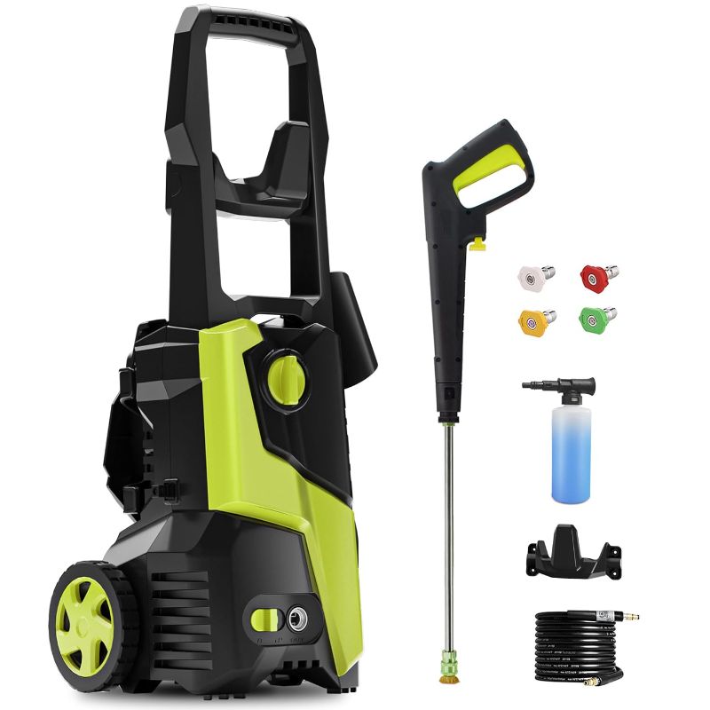 Photo 1 of 
Electric Pressure Washer- Power Washers Electric Powered,4 Quick Connect Nozzles, Soap Tank, Ideal for Car, Driveway, Patio,...