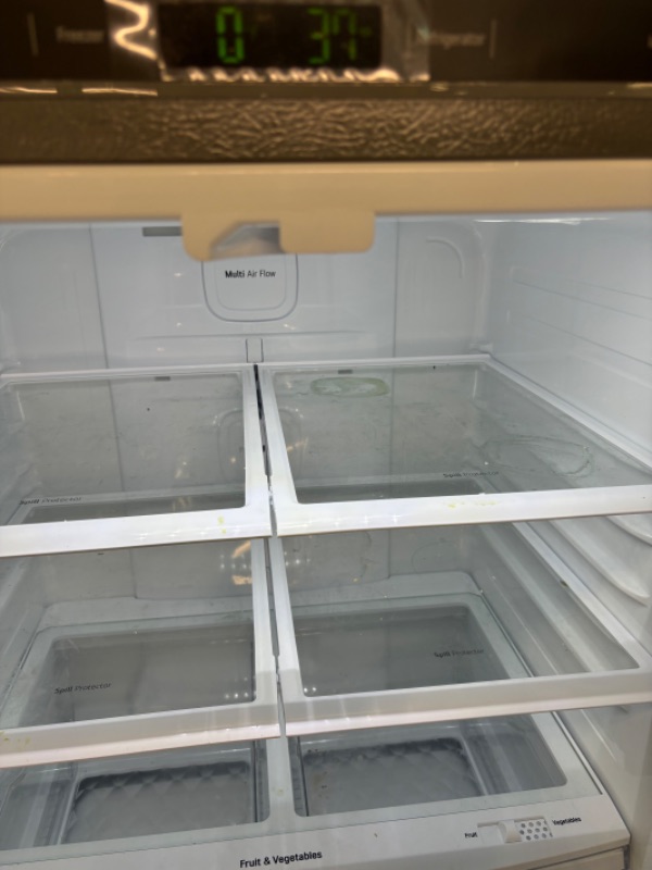 Photo 16 of 33 in. W 25 cu. ft. French Door Refrigerator in Stainless Steel
