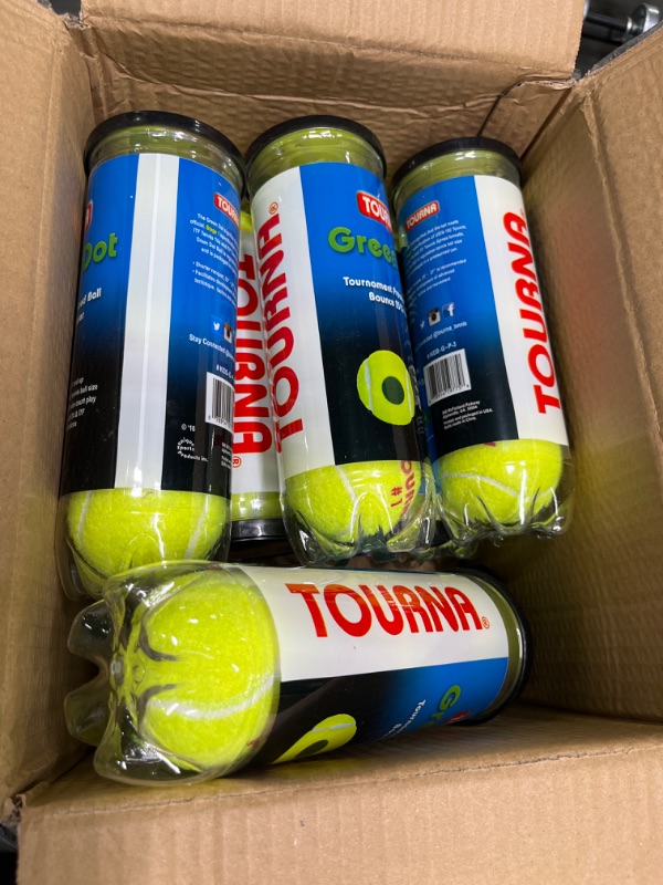 Photo 1 of Kids Green Dot Pressurized Balls - 4 Cans