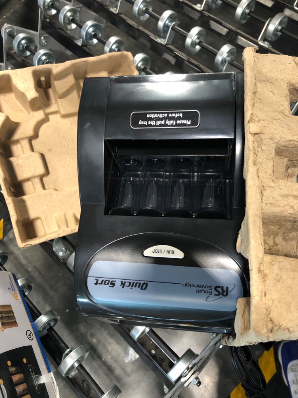 Photo 1 of Royal Sovereign 1 Row Electric Coin Sorter/Counter with Patented Anti-Jam Technology (QS-3AN)