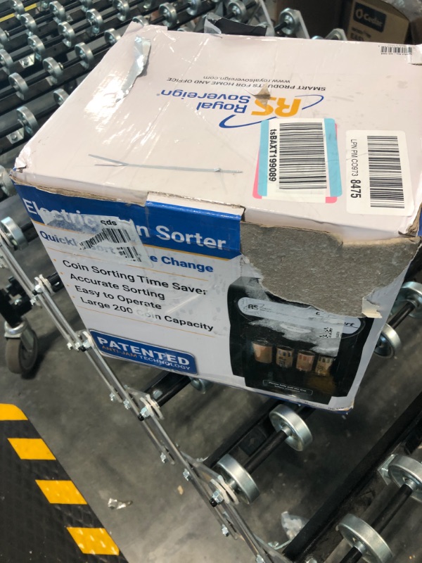Photo 1 of Royal Sovereign 1 Row Electric Coin Sorter/Counter with Patented Anti-Jam Technology (QS-3AN)