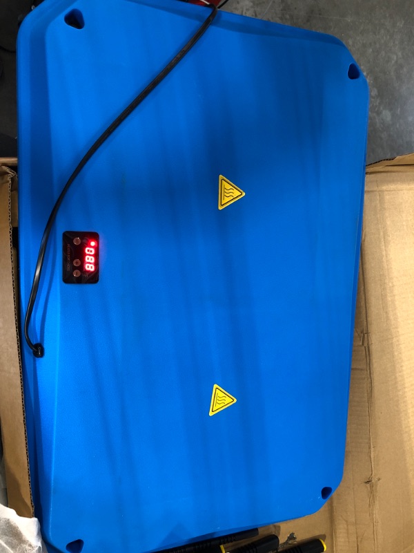 Photo 1 of Chick Brooder Heating Plate 16" x 24",with Temperature Set Chicks Heating Plate,with Adjustable Height,with Adjustable Warms Up to 50 Chicks - 66 W