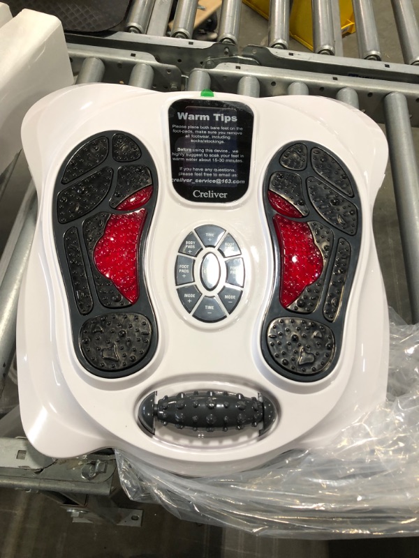 Photo 1 of Creliver Foot Circulation Plus EMS & TENS Foot Nerve Muscle Massager, Electric Foot Stimulator Improves Circulation, Feet Legs Circulation Machine Relieves Body Pains, Neuropathy (FSA or HSA Eligible)