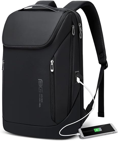 Photo 1 of BANGE Business Smart Backpack Waterproof fit 15.6 Inch Laptop Backpack with USB Charging Port,Travel Durable Backpack