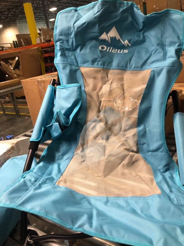 Photo 1 of Oileus Low Beach Chair for Beach Tent & Shelter & Camping | Outdoor Ultralight Backpacking Folding Recliner Chairs with Cup Holder & Storage Bag, Carry Bag, Breeze Mesh Back, Compact Duty 2 Pcs Chair