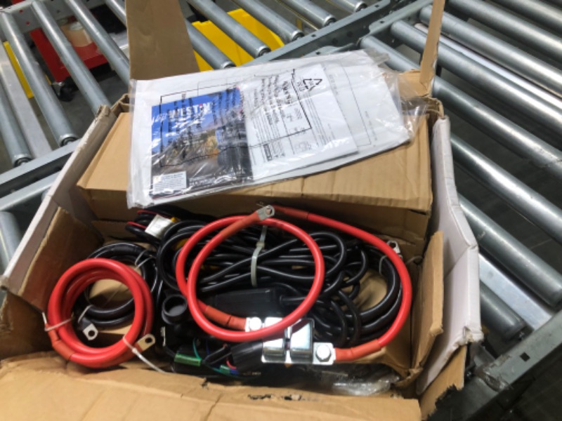 Photo 1 of Superwinch 1130220 LT3000 12V DC WInch 3,000lb/1361kg Single Line Pull with Roller Fairlead, 3/16in x 50ft Steel Wire Rope, Corded Handheld Remote