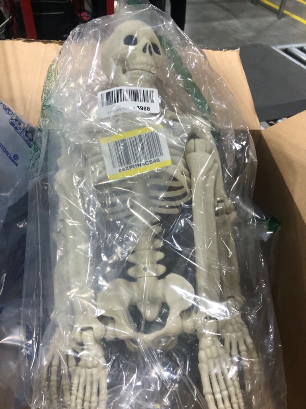 Photo 1 of Anditoy 1 Pack 15" Full Body Halloween Skeletons Movable Joints Skeleton Toys for Indoor Outdoor Halloween Decorations Party Supplies Decor
