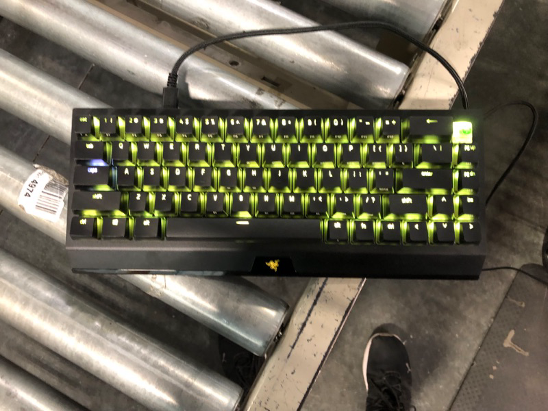 Photo 3 of Razer BlackWidow V3 Mini HyperSpeed 65% Wireless Mechanical Gaming Keyboard: HyperSpeed Wireless Technology -Yellow Mechanical Switches- Linear & Silent - Phantom Pudding Keycaps - 200Hrs Battery Life BlackWidow V3 Mini - Phantom Edition Yellow Switches -