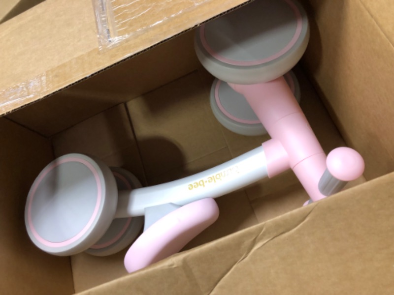 Photo 1 of HUMBLE-BEE Baby Balance Bike Toy 10-24 Months Cute Toddler First Bike, Gifts for 1 Year Old Girls(Pink)