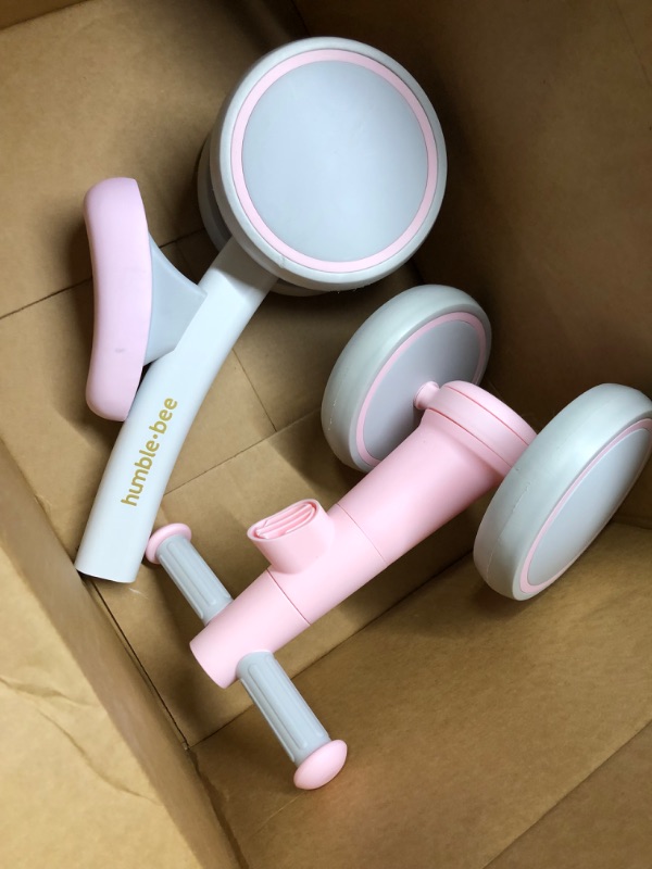 Photo 1 of HUMBLE-BEE Baby Balance Bike Toy 10-24 Months Cute Toddler First Bike, Gifts for 1 Year Old Girls(Pink)