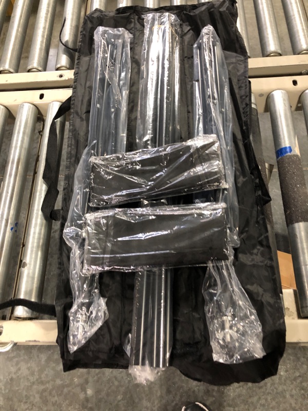 Photo 1 of HPUSN Backdrop Stand - 10ft x 7ft Adjustable Photoshoot Backdrop - Photo Backdrop Stand for Parties - Backdrop Includes Travel Bag, Sand Bags, Clamps - Photo Video Studio BS01