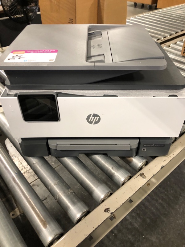 Photo 2 of HP OfficeJet Pro 9018e Wireless Color All-in-One Printer with Bonus 6 Months Instant Ink with HP+ (1G5L5A)