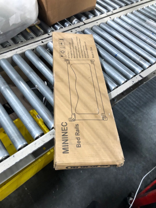 Photo 1 of MININEC Bed Rail for Toddlers Baby, Long Toddler Bedrail Guard for Kids Children, Strong Babies Bed Rail for Twin, Full Size, Queen & King Mattress with Reinforced Anchor Safety Grey 78.7*27.5 in Grey 78.7*27.5in Pack of 1
